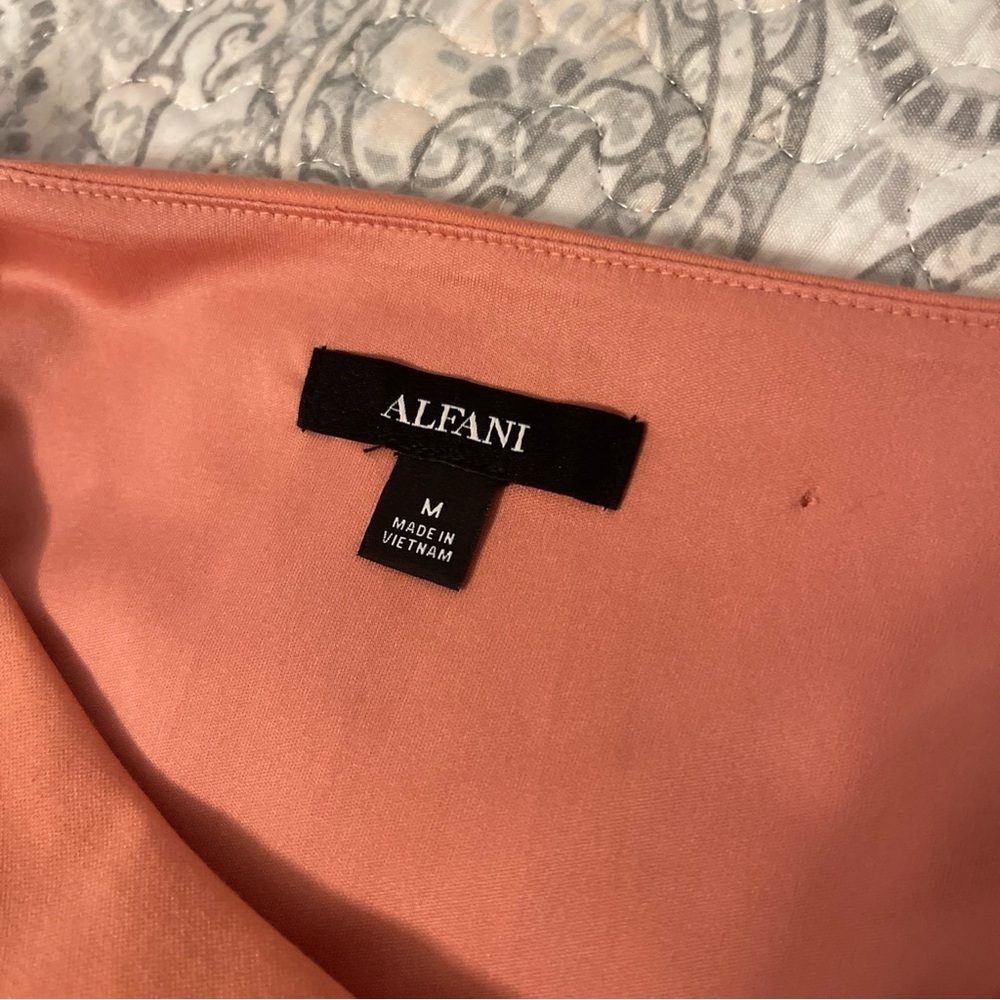 Alfani Women's Layered-Look Midi
Sleeveless Dress Size M Sunrise Coral - Picture 3 of 15